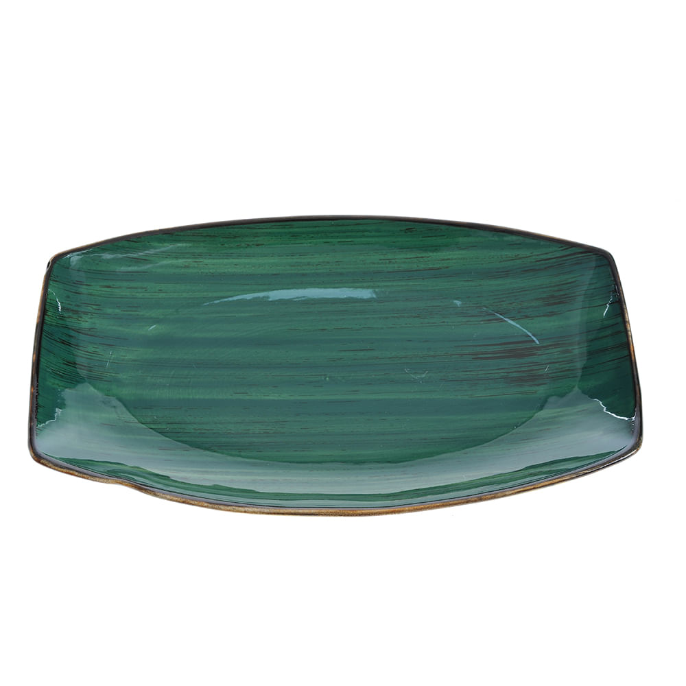 Platou verde din ceramica 25 cm - 3 | YEO