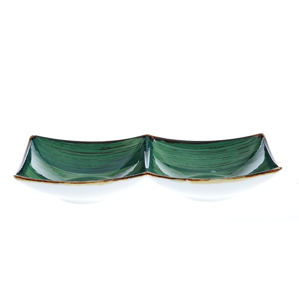 Platou verde din ceramica 23 cm - 1 | YEO