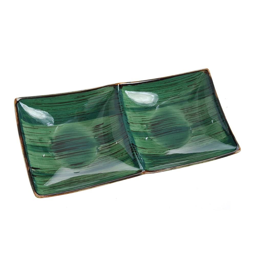 Platou verde din ceramica 23 cm - 3 | YEO