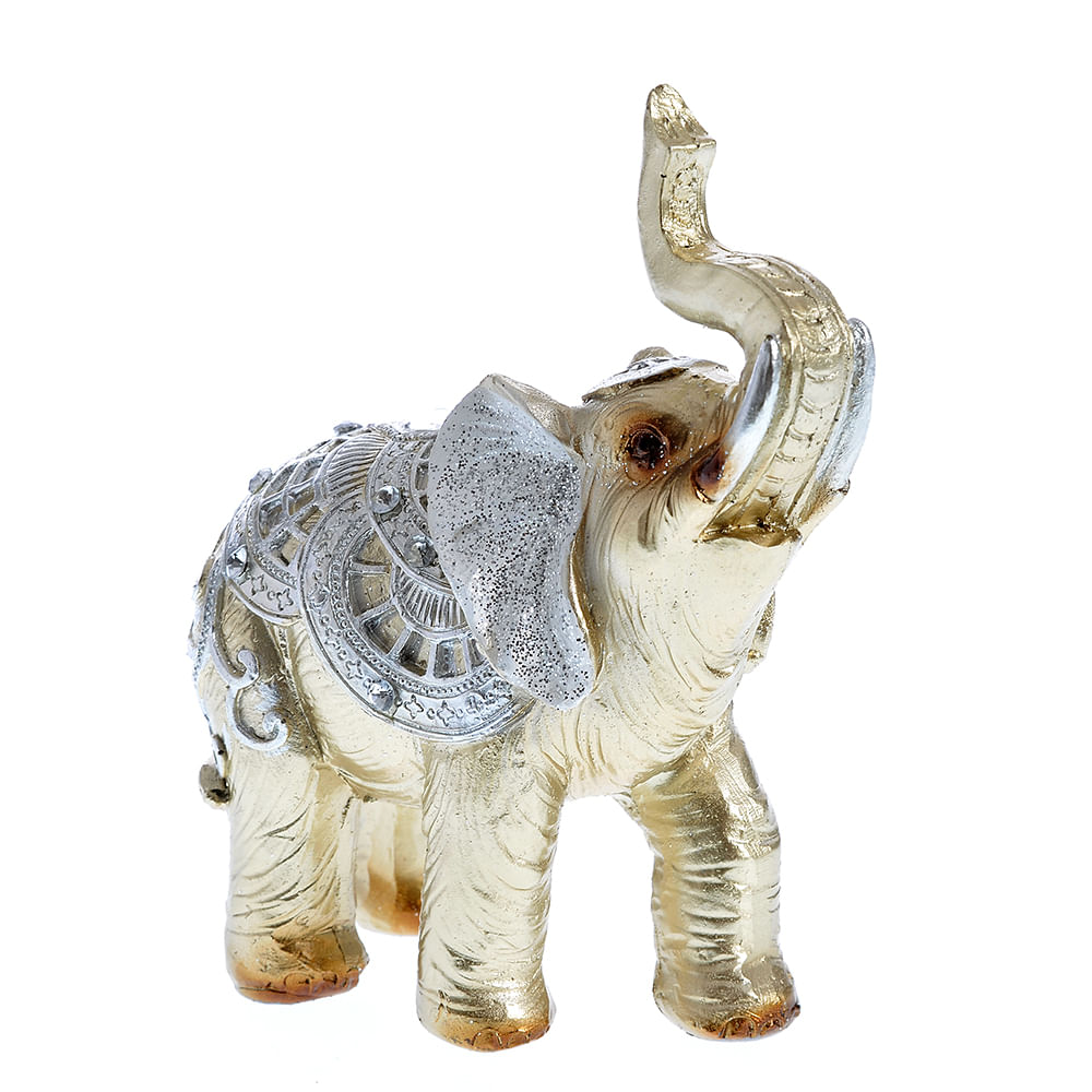 Statueta elefant argintiu 15 cm - 1 | YEO