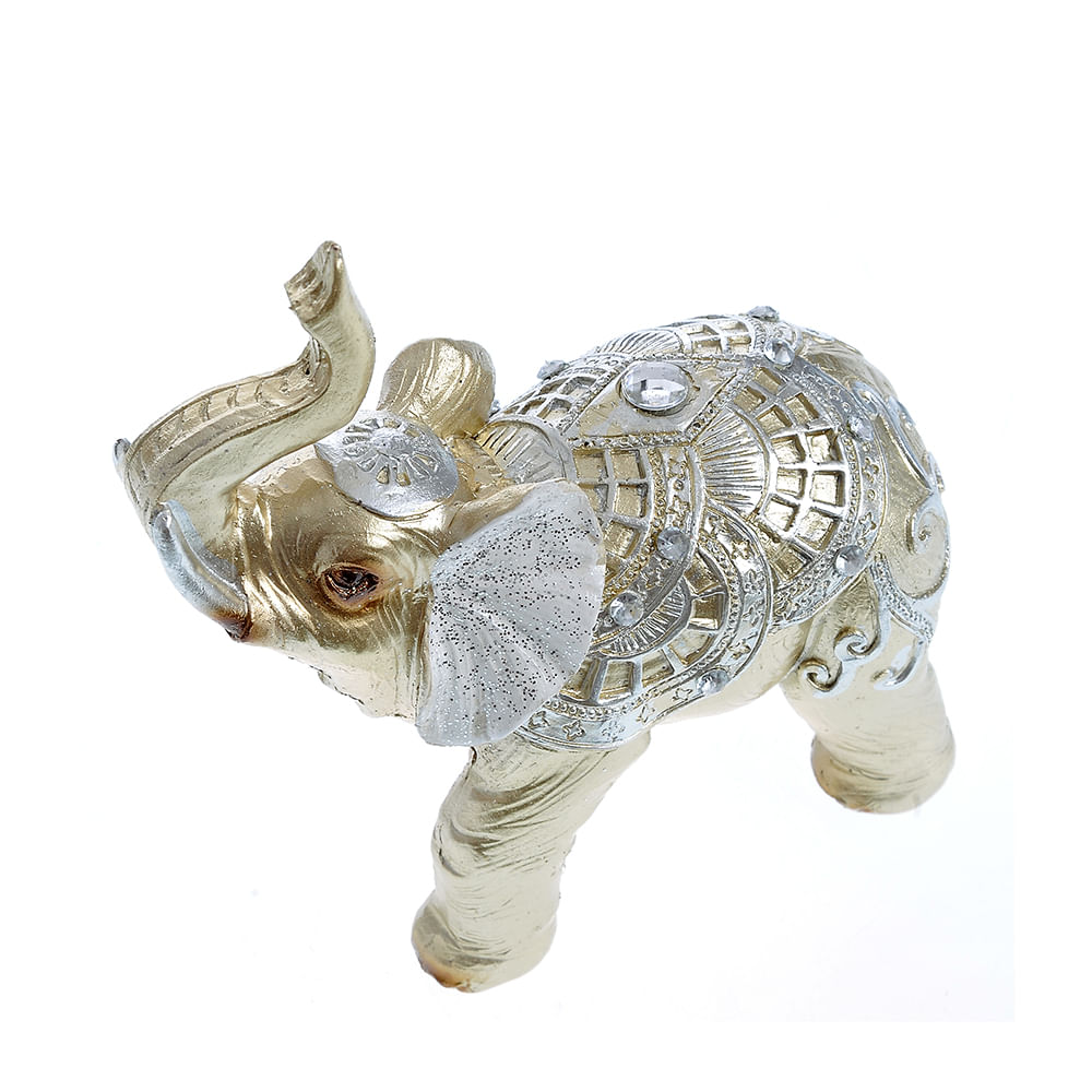 Statueta elefant argintiu 15 cm - 3 | YEO