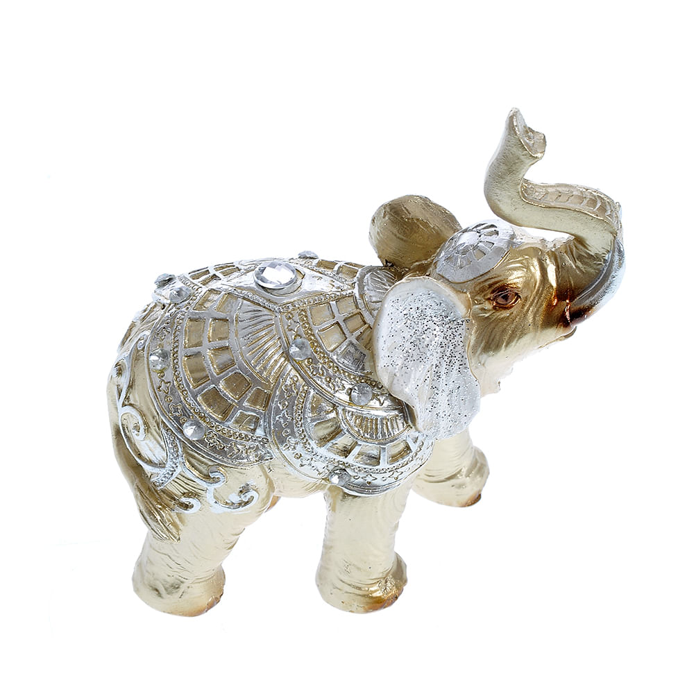 Statueta elefant argintiu 13 cm - 1 | YEO