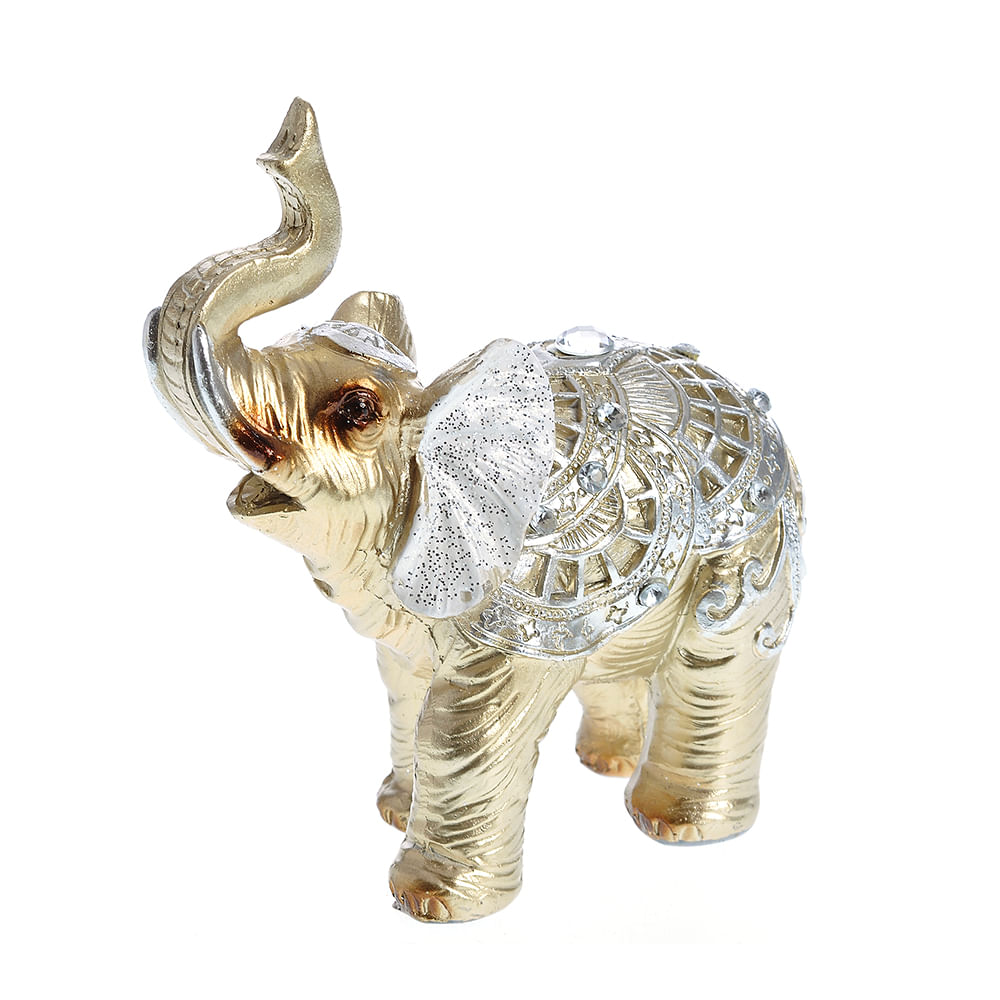 Statueta elefant argintiu 13 cm - 2 | YEO