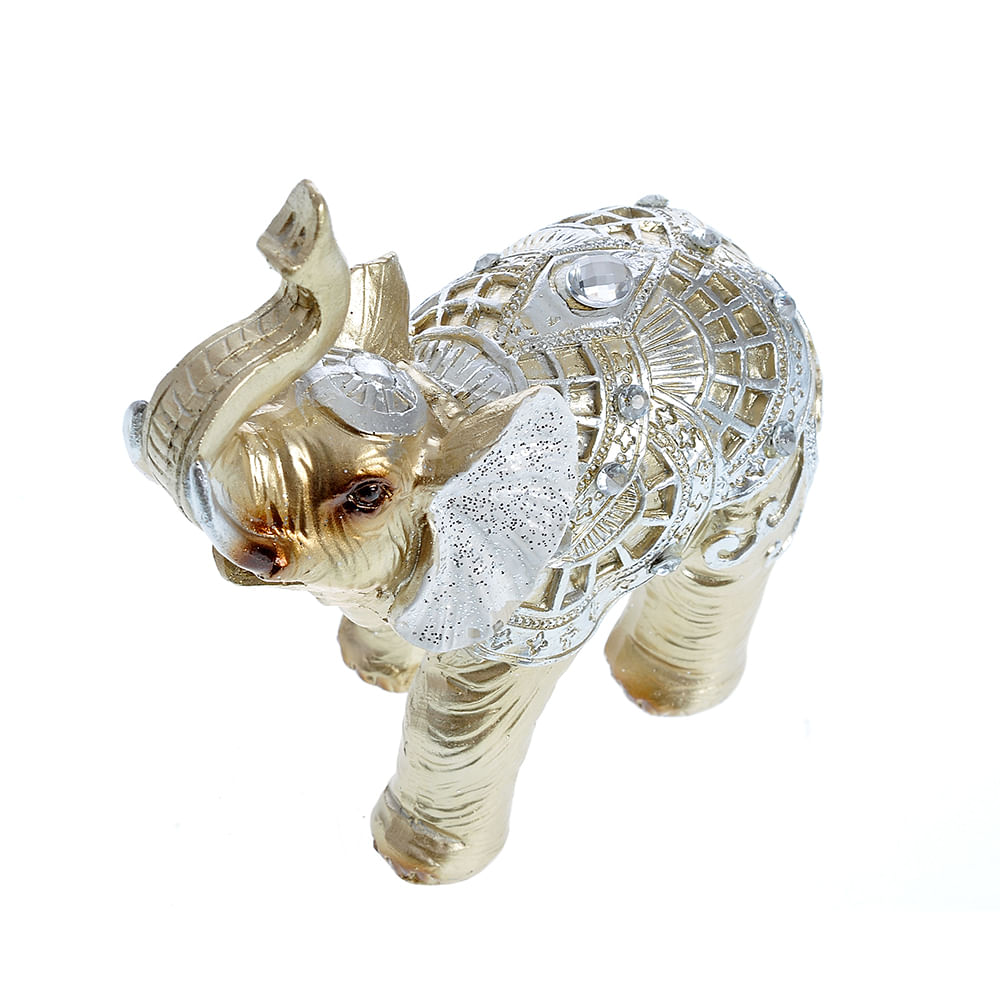 Statueta elefant argintiu 13 cm - 3 | YEO