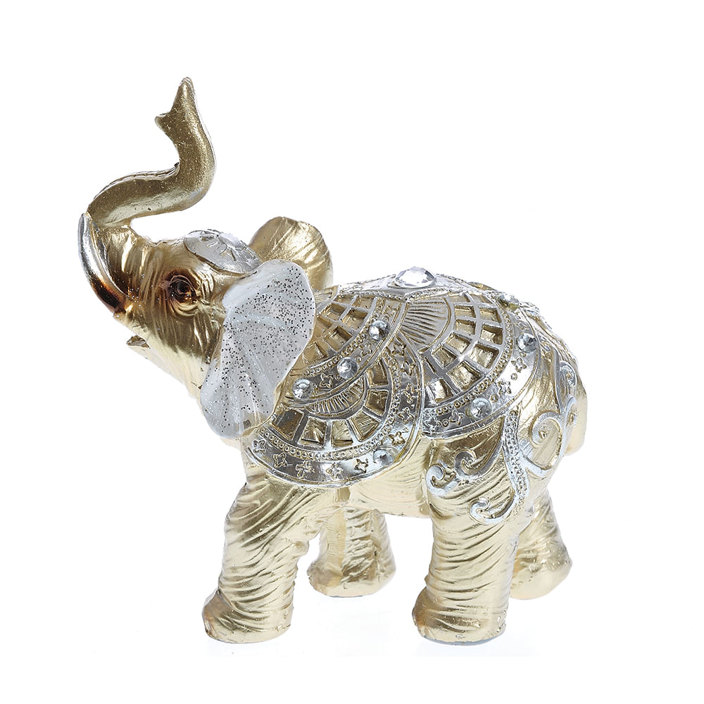 Statueta elefant argintiu 13 cm - 4 | YEO