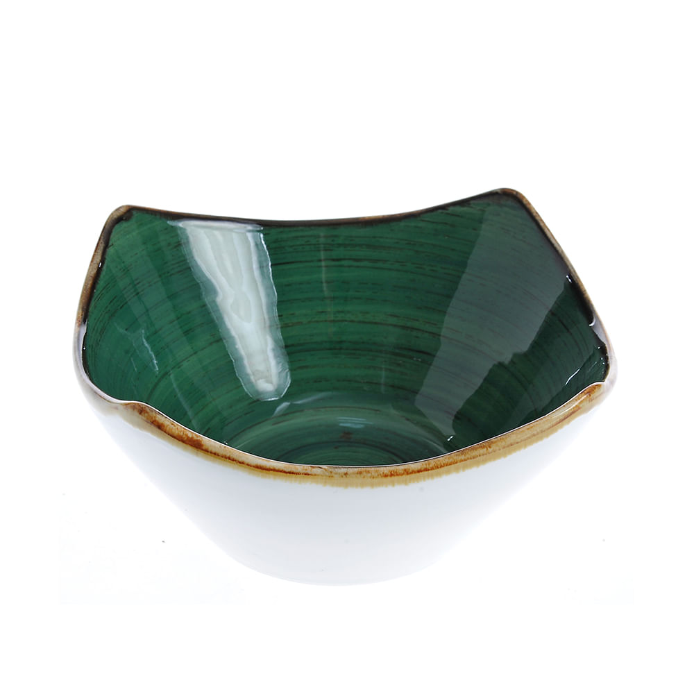 Bol verde din ceramica 13 cm