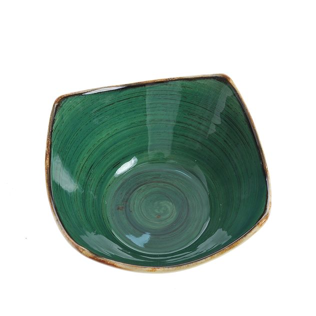 Bol verde din ceramica 13 cm