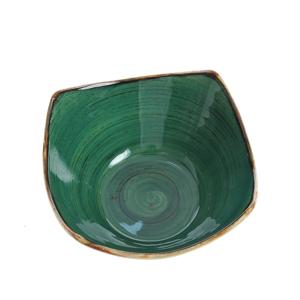 Bol verde din ceramica 13 cm - 1 | YEO