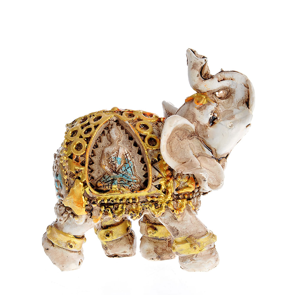 Statueta elefant auriu 7 cm - 3 | YEO