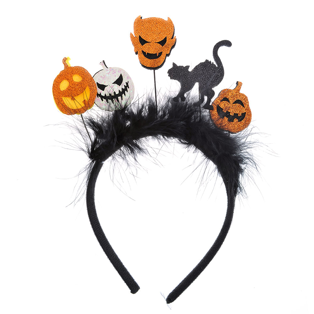 Bentita neagra cu decor de Halloween