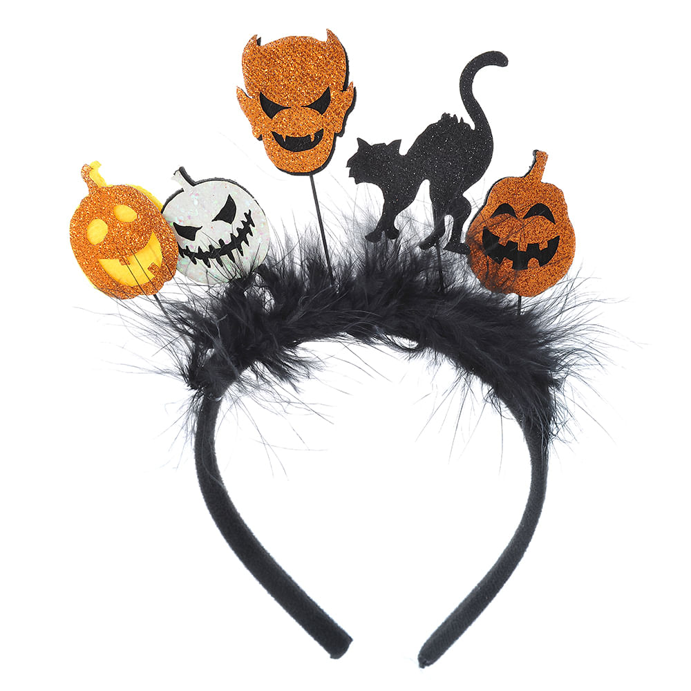 Bentita neagra cu decor de Halloween - 3 | YEO