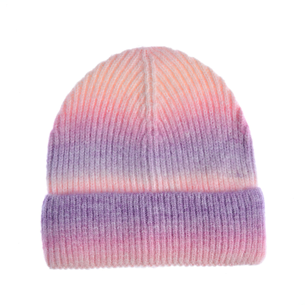 Caciula beanie in nuante de roz - 2 | YEO