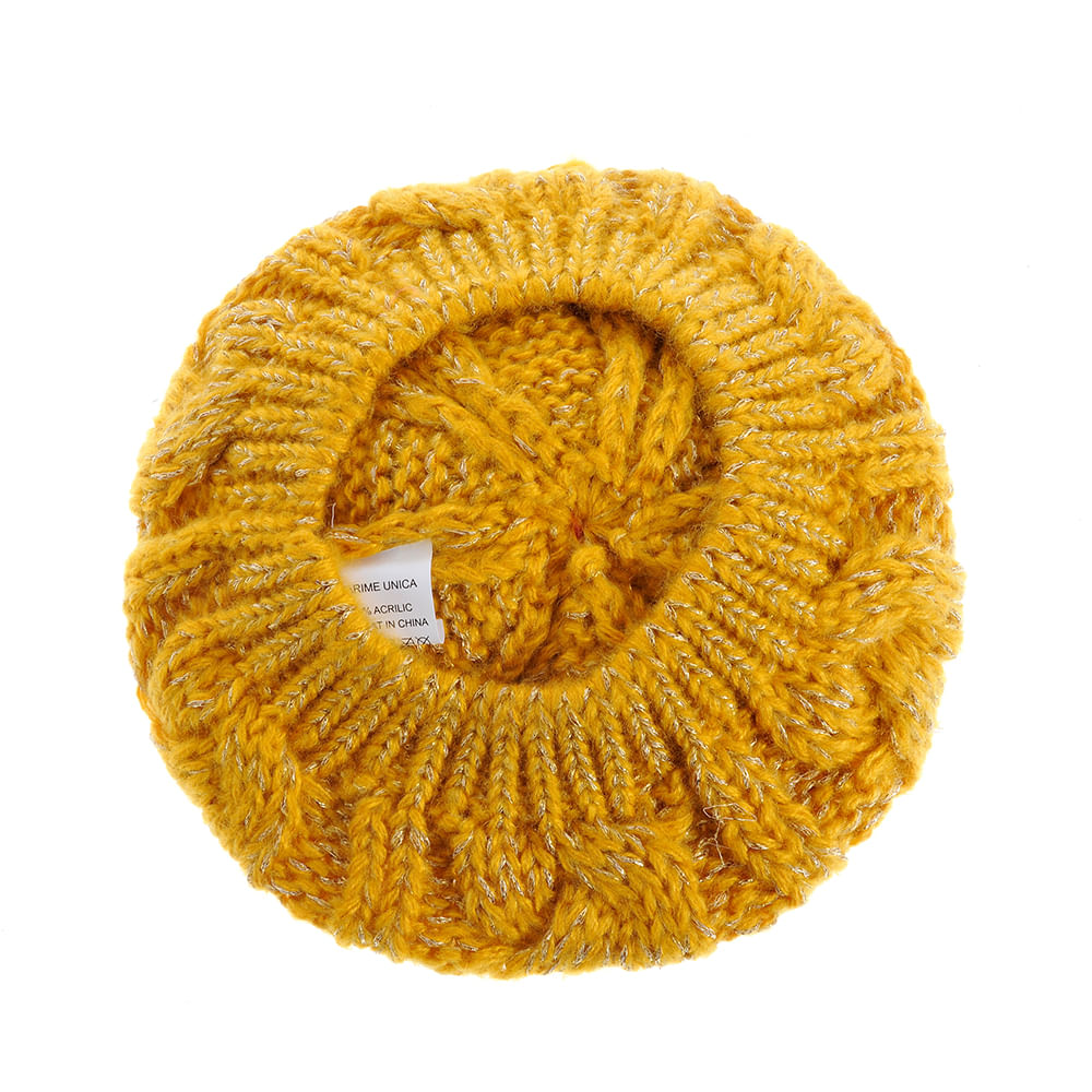 Caciula galbena cu mot multicolor - 3 | YEO