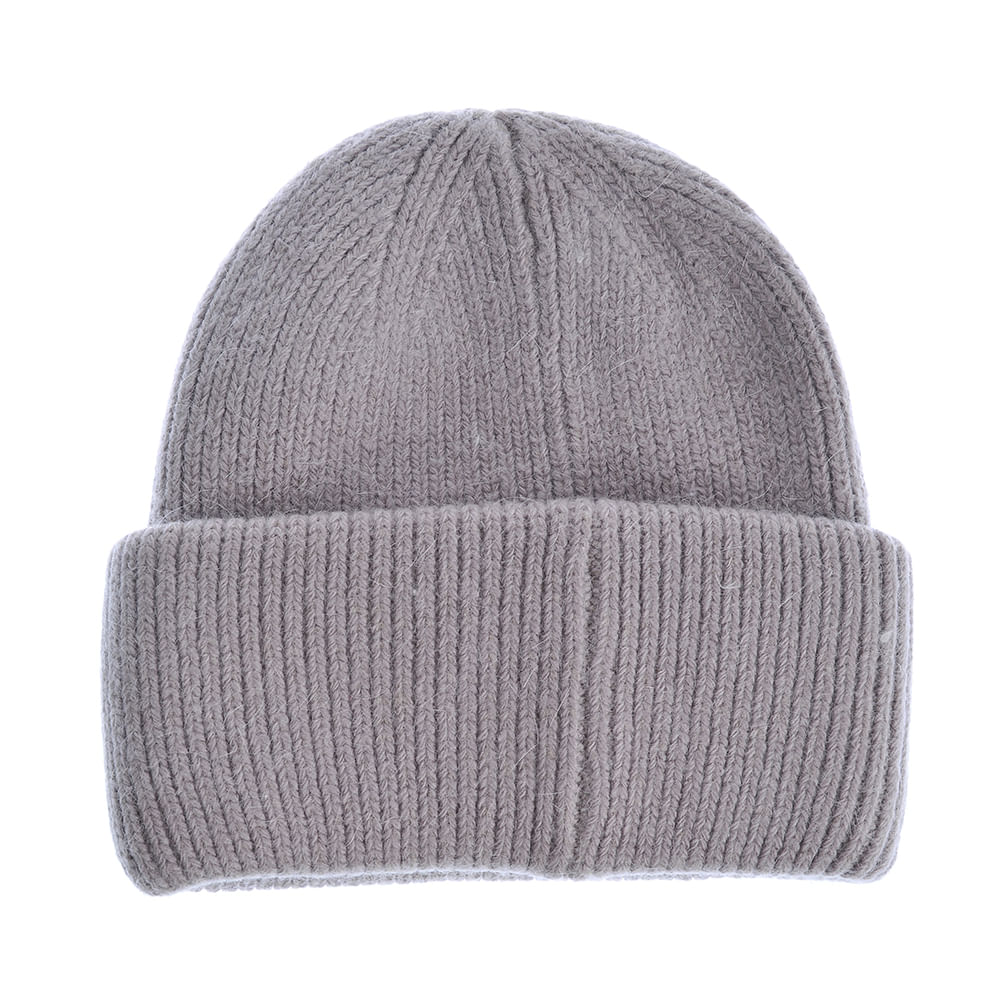 Caciula beanie gri cu pietre