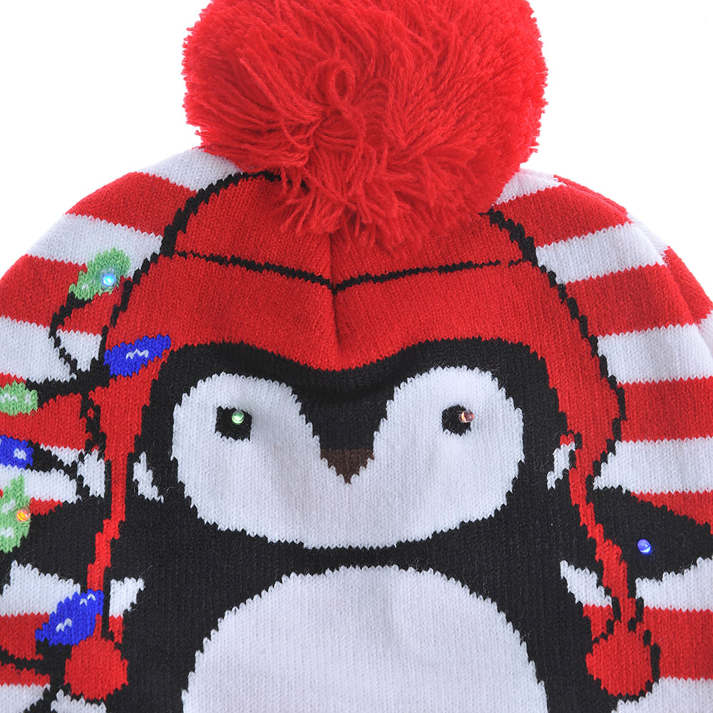 Caciula cu pinguin si beculete - 1 | YEO