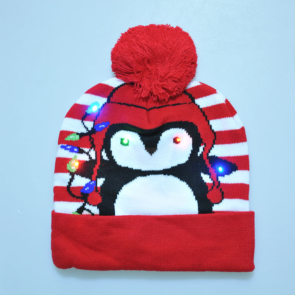 Caciula cu pinguin si beculete - 3 | YEO