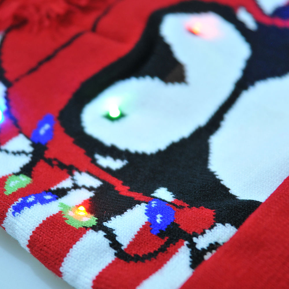 Caciula cu pinguin si beculete - 4 | YEO