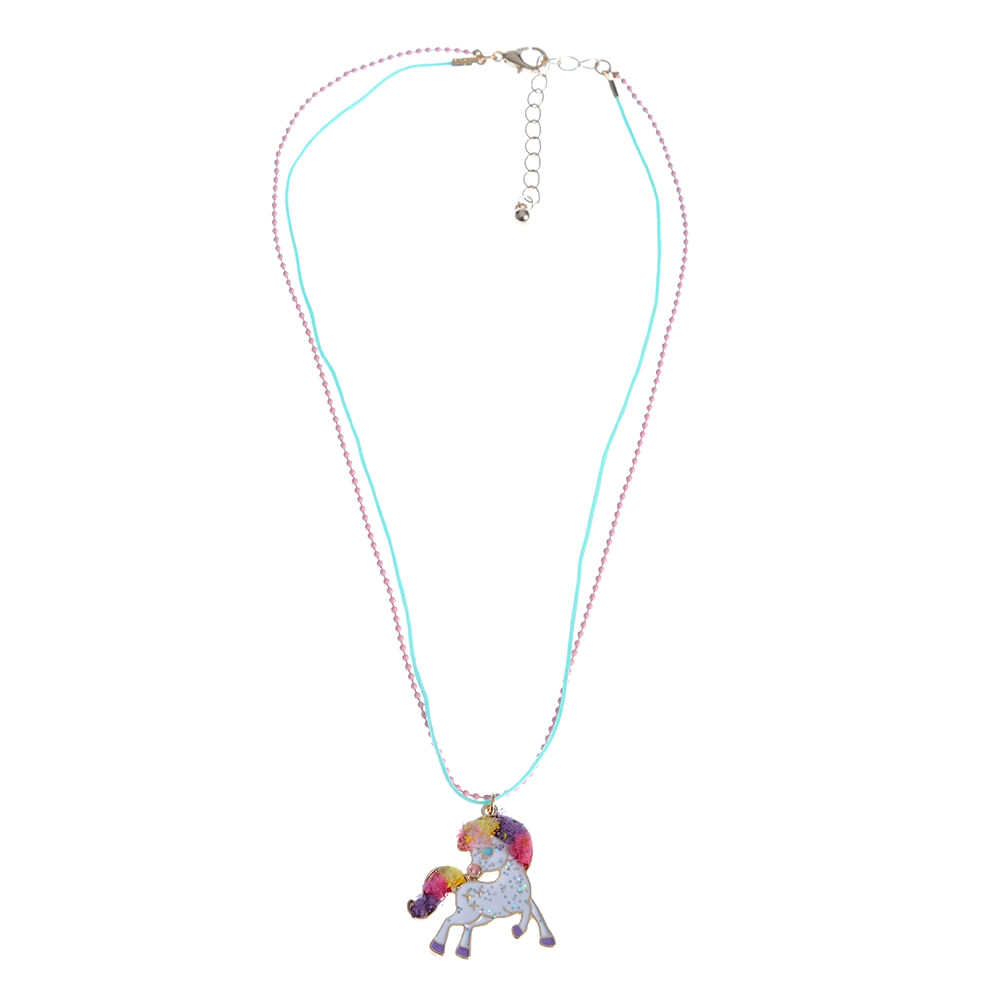 Colier cu Unicorn multicolor - 3 | YEO