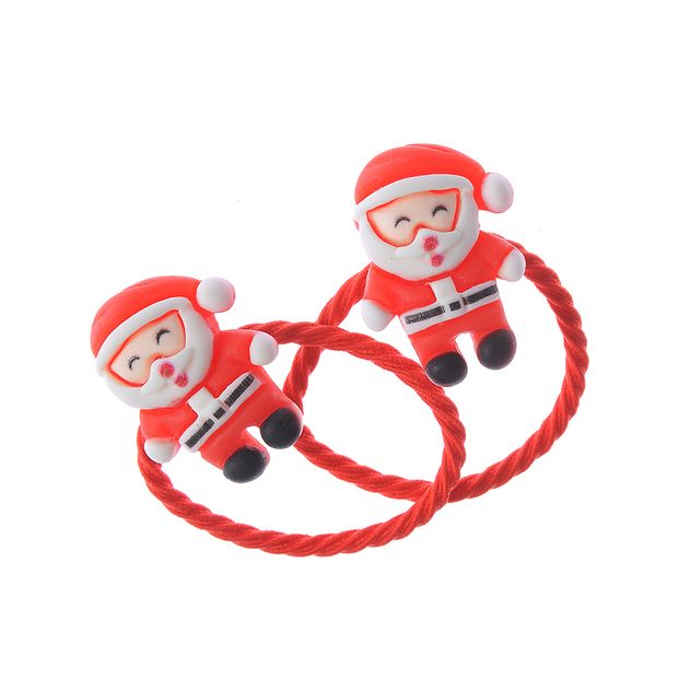 Set 2 elastice cu Mos Craciun