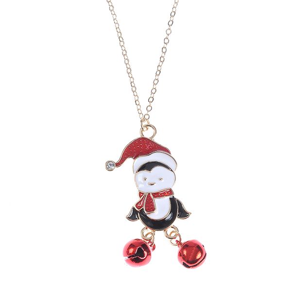 Colier Craciun cu pinguin