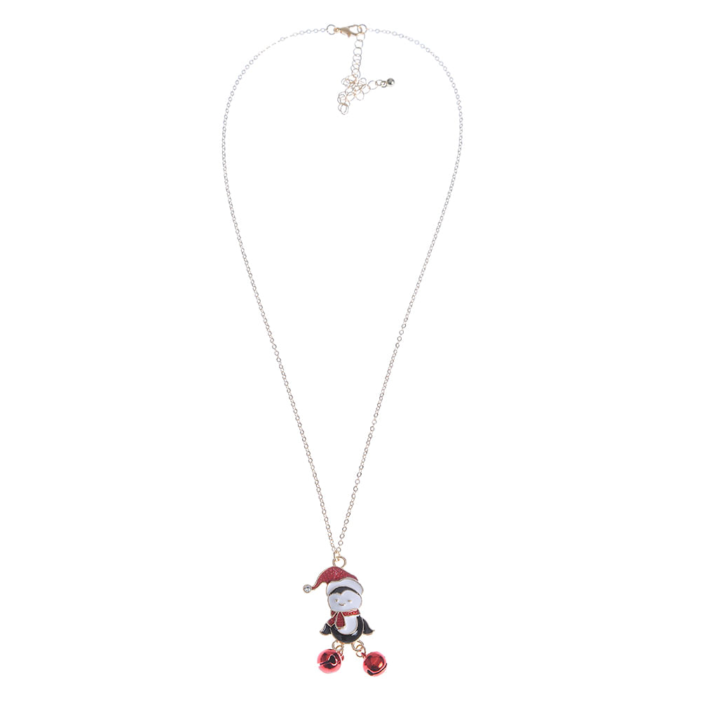 Colier Craciun cu pinguin - 1 | YEO