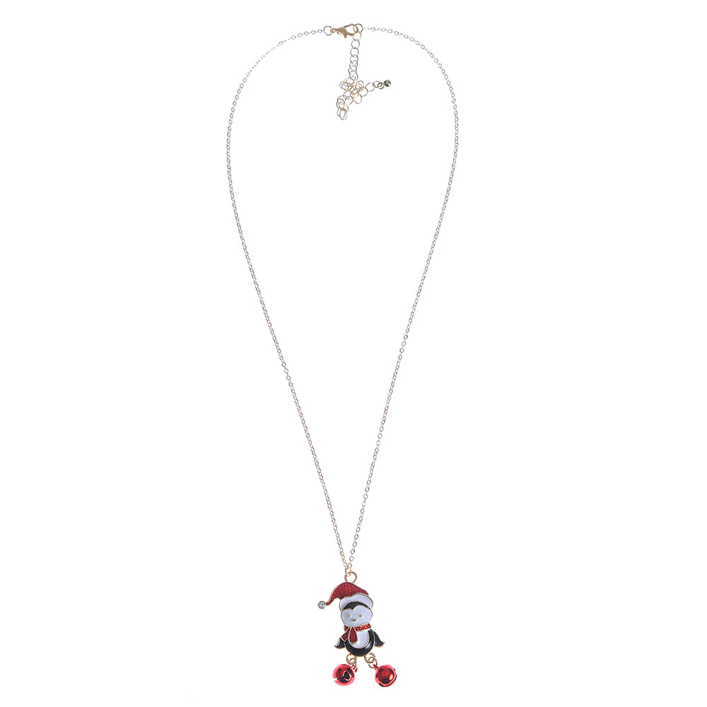 Colier Craciun cu pinguin - 3 | YEO