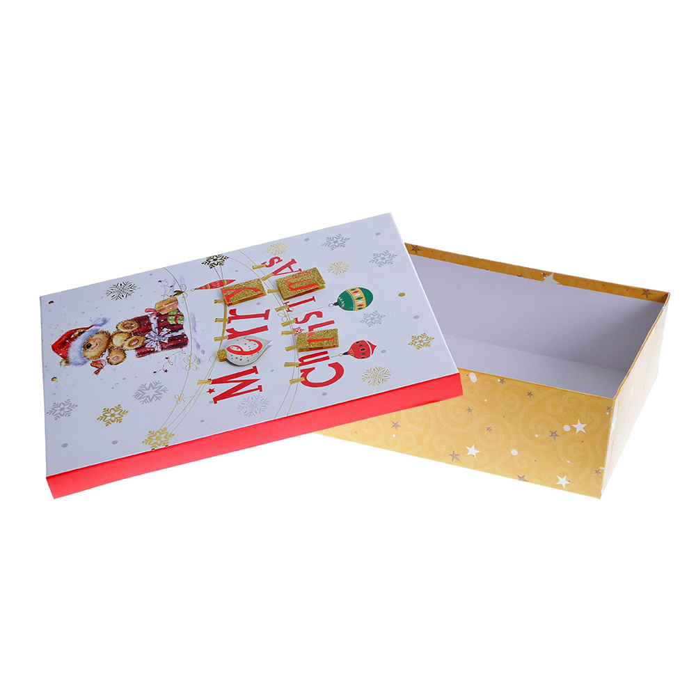 Cutie cadou Merry Christmas 39 cm - 3 | YEO