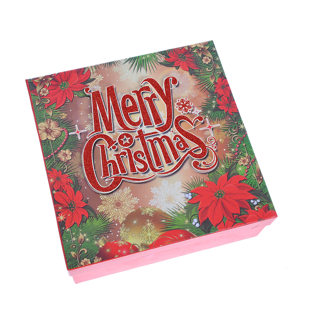 Cutie cadou Merry Christmas 28 cm - 4 | YEO