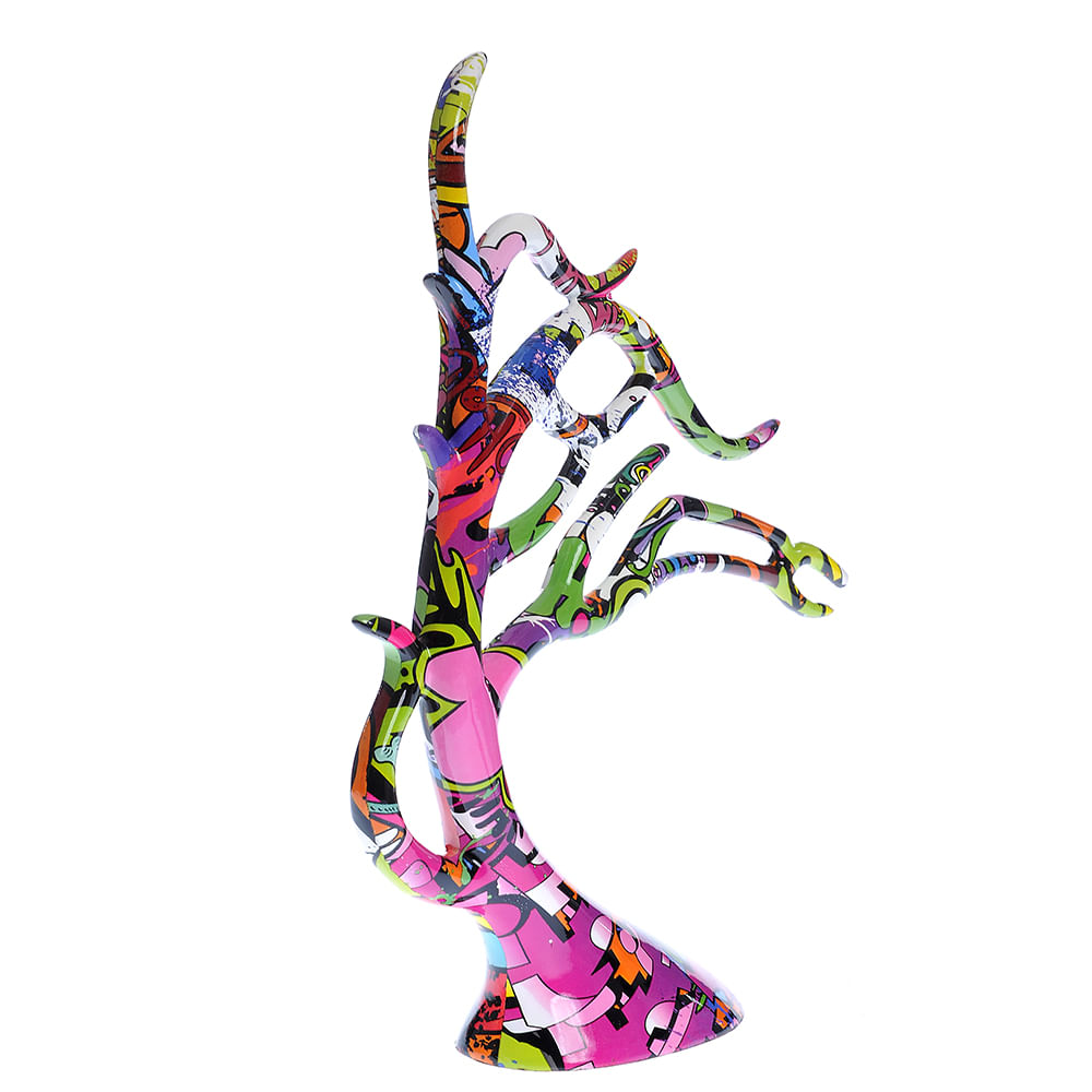 Statueta multicolora copac 31 cm - 1 | YEO