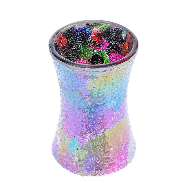 Vaza multicolora mozaic 20 cm