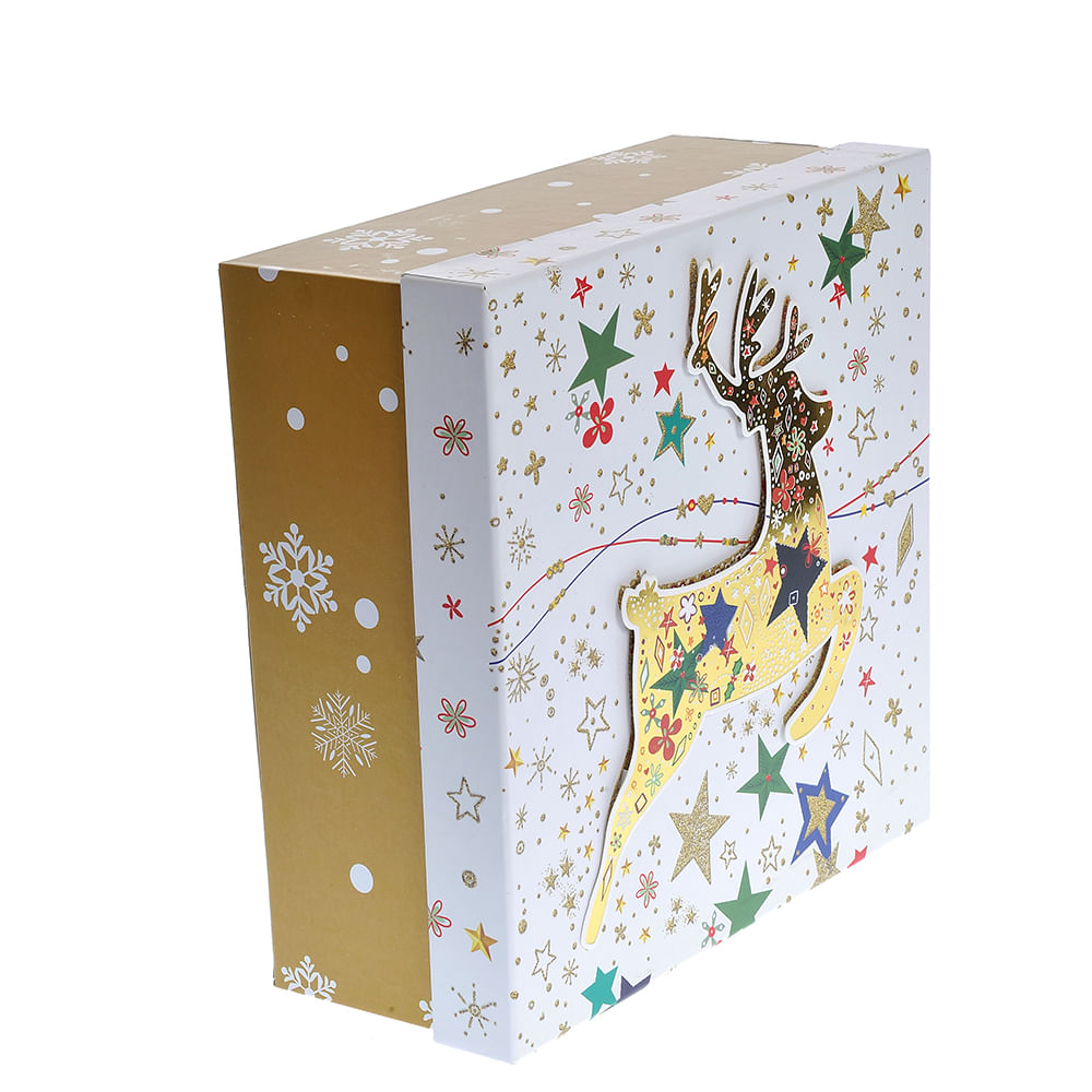Cutie de cadou cu ren 28 cm - 1 | YEO