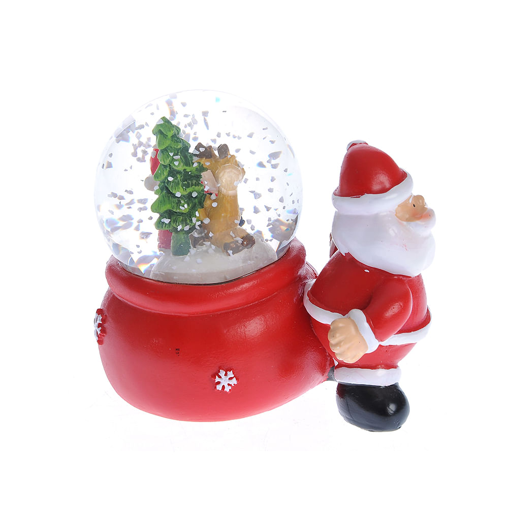 Glob cu Mos Craciun 4.5 cm - 2 | YEO