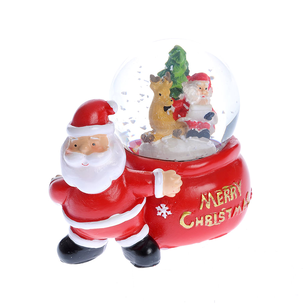 Glob cu Mos Craciun 4.5 cm - 3 | YEO