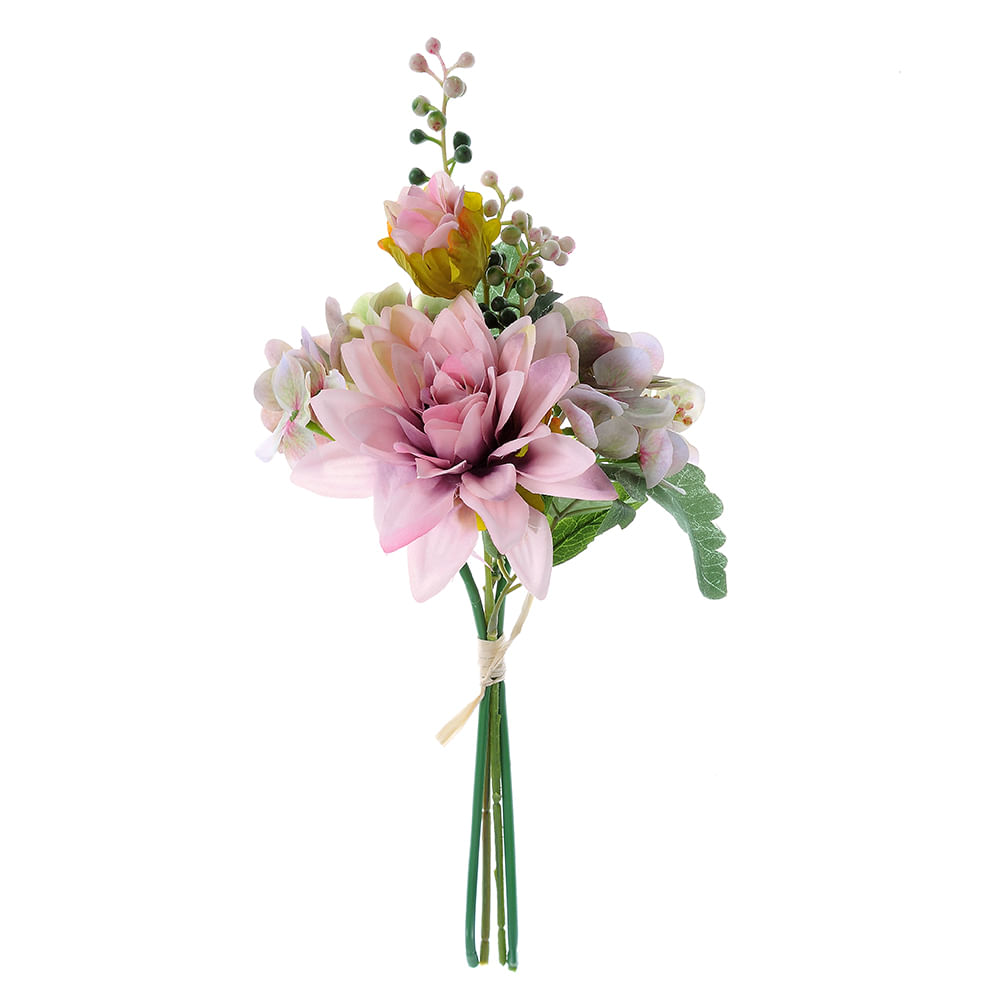 Buchet de flori roz 40 cm - 2 | YEO