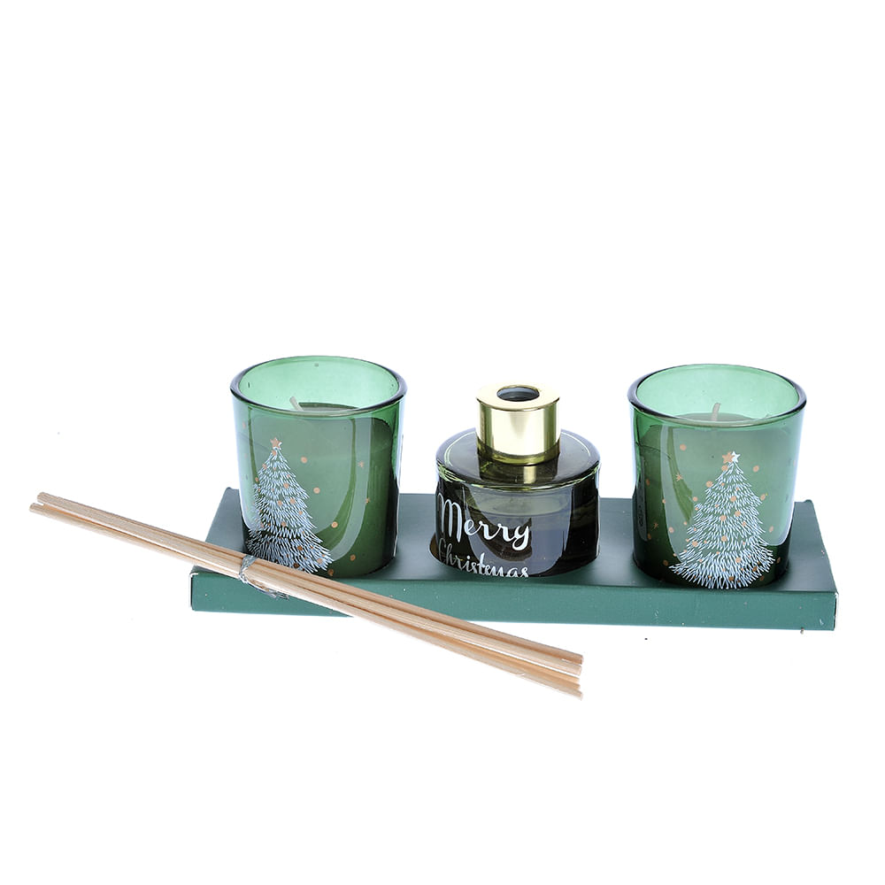 Set lumanari si difuzor parfumat 30 ml