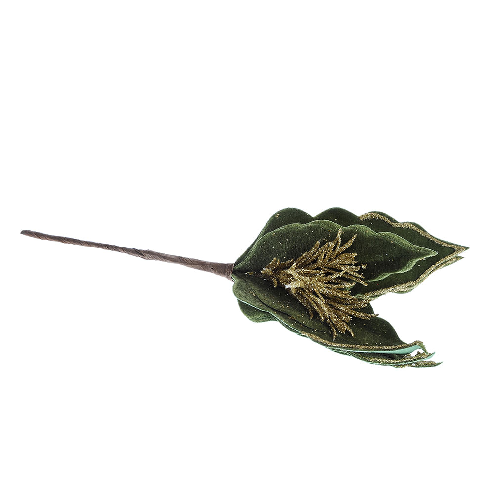 Floare craciun verde 26 cm - 3 | YEO