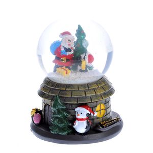 Decoratiune glob de Craciun cu lumini 6.5 cm