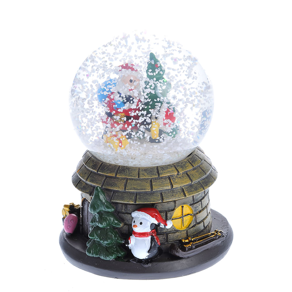 Decoratiune glob de Craciun cu lumini 6.5 cm - 1 | YEO