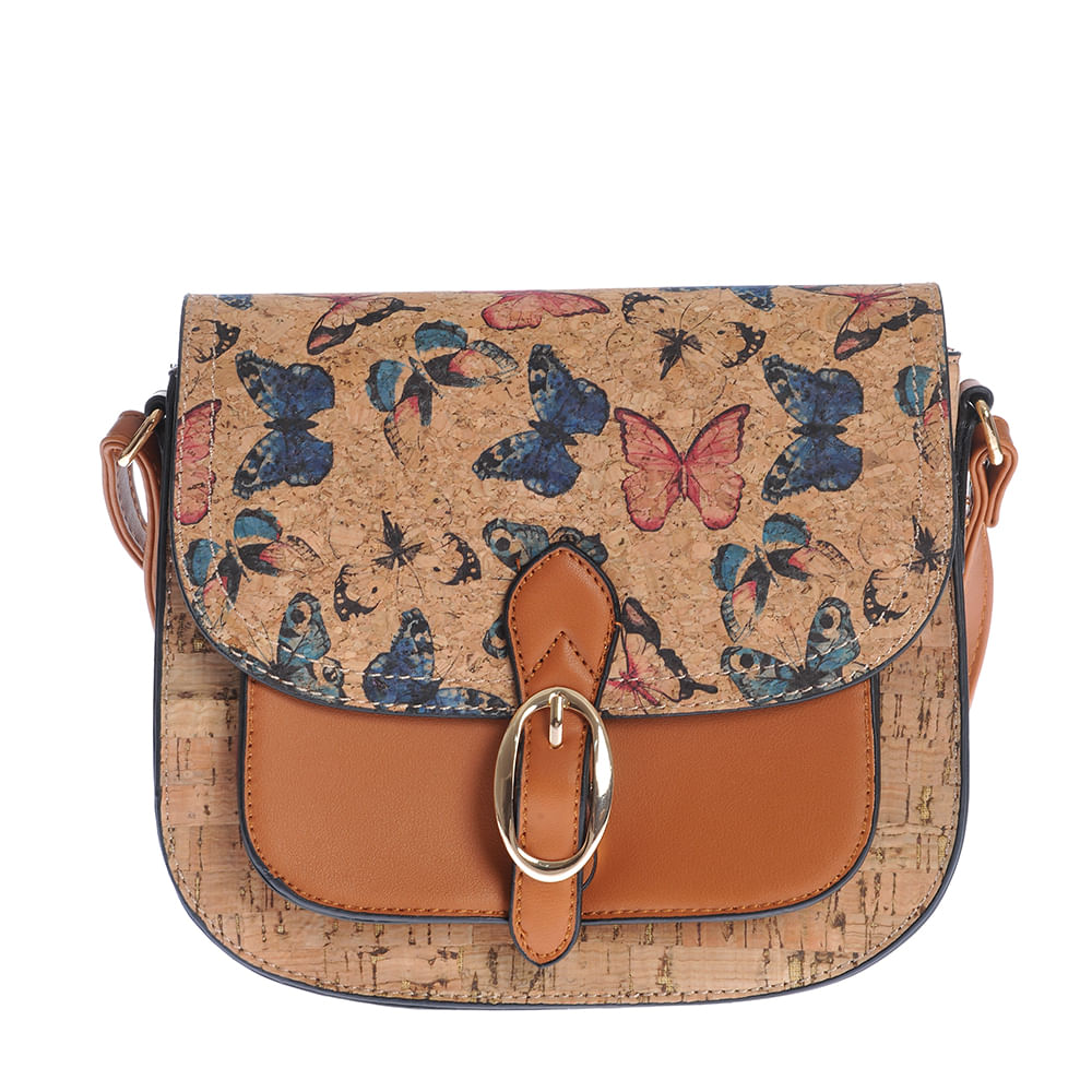 Geanta crossbody cu fluturi