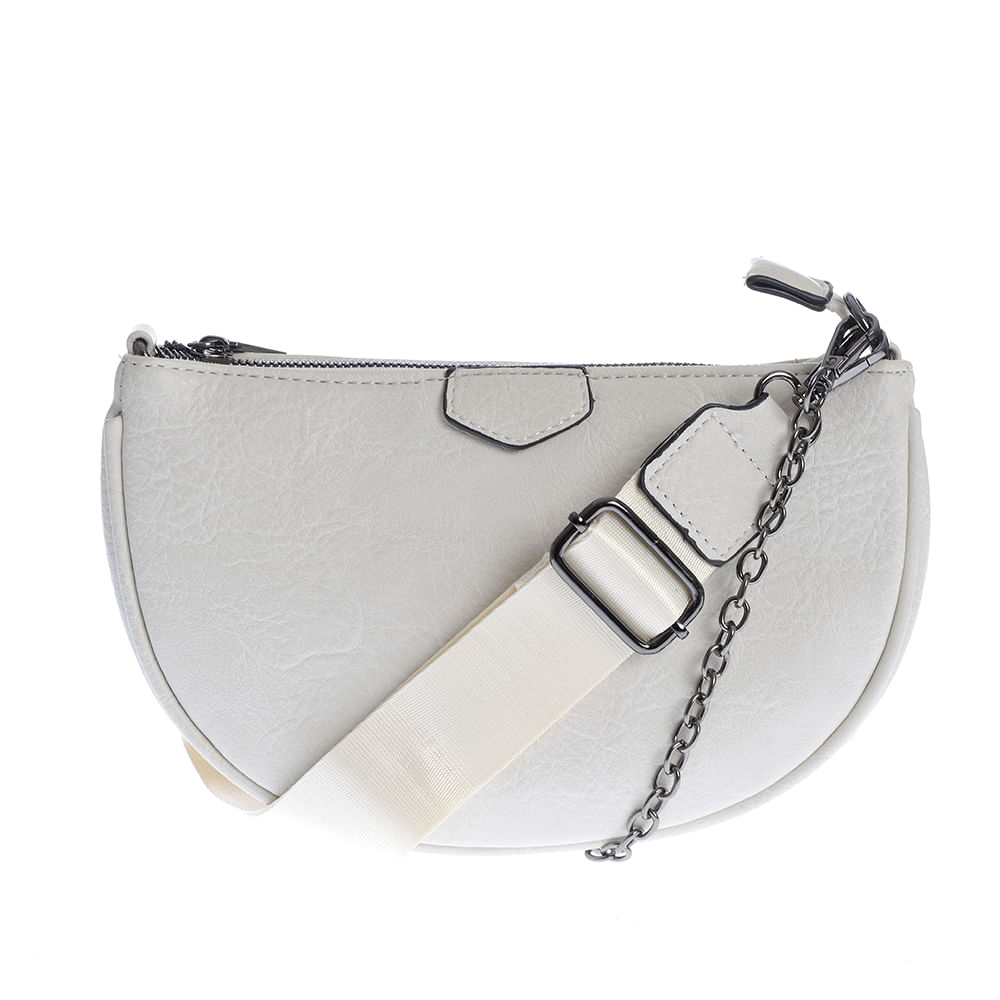 Geanta crossbody crem