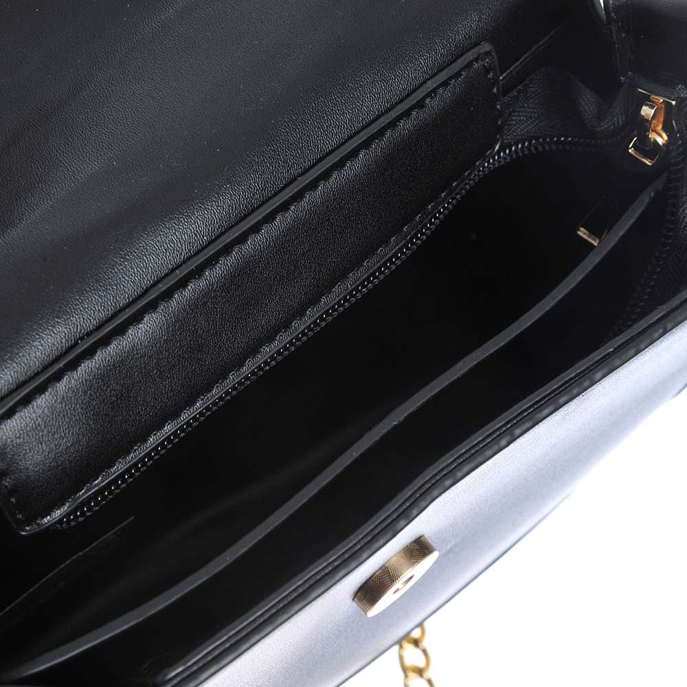 Geanta crossbody neagra - 4 | YEO