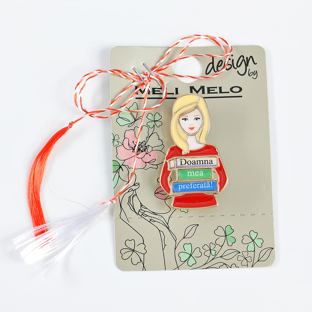 Brosa martisor Doamna mea preferata - 1 | YEO