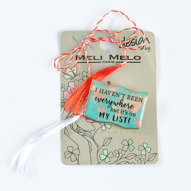 Brosa martisor harta lumii