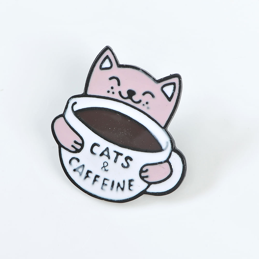 Brosa martisor Cats and caffeine - 3 | YEO