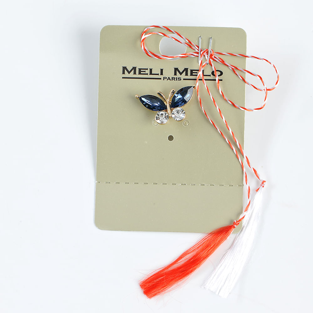 Brosa martisor fluture albastru - 1 | YEO