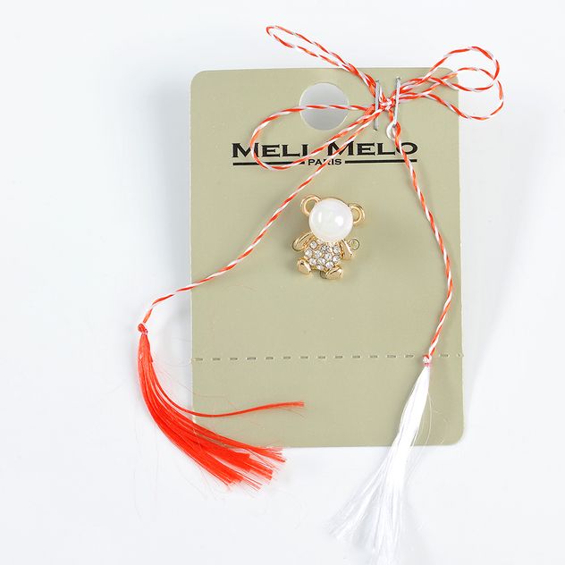 Brosa martisor ursulet auriu