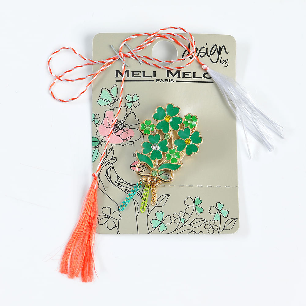 Brosa martisor buchet de trifoi - 3 | YEO