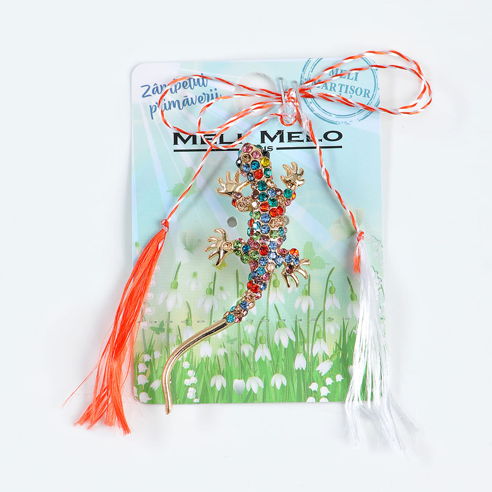 Brosa martisor soparla multicolora - 1 | YEO