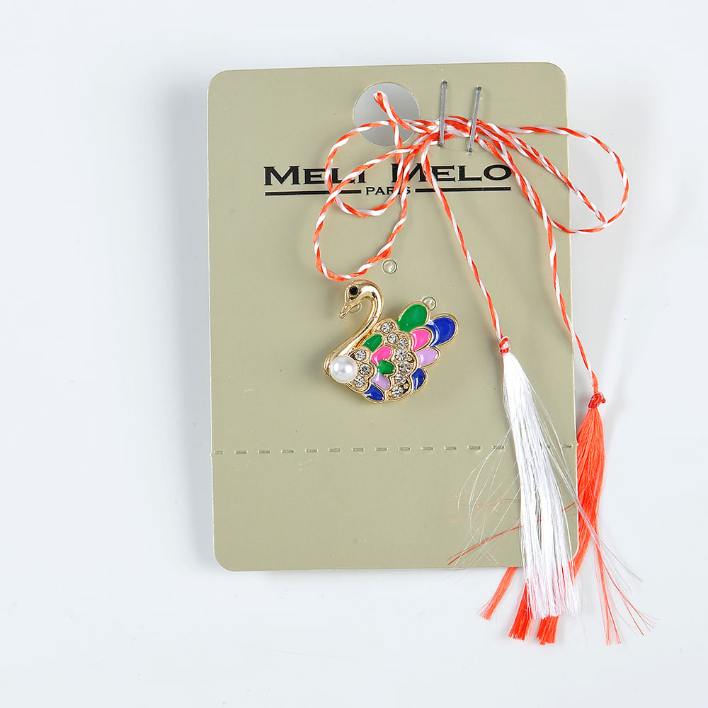 Brosa martisor lebada multicolora - 3 | YEO