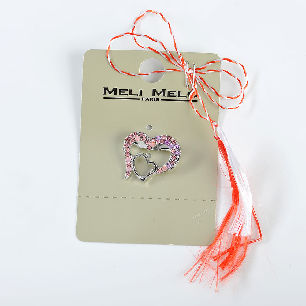 Brosa martisor doua inimi - 3 | YEO